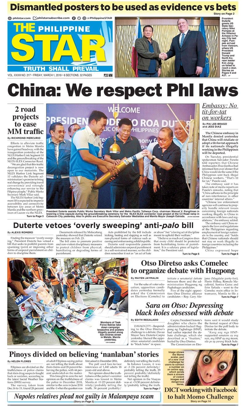 The STAR Cover (March 1 , 2019)