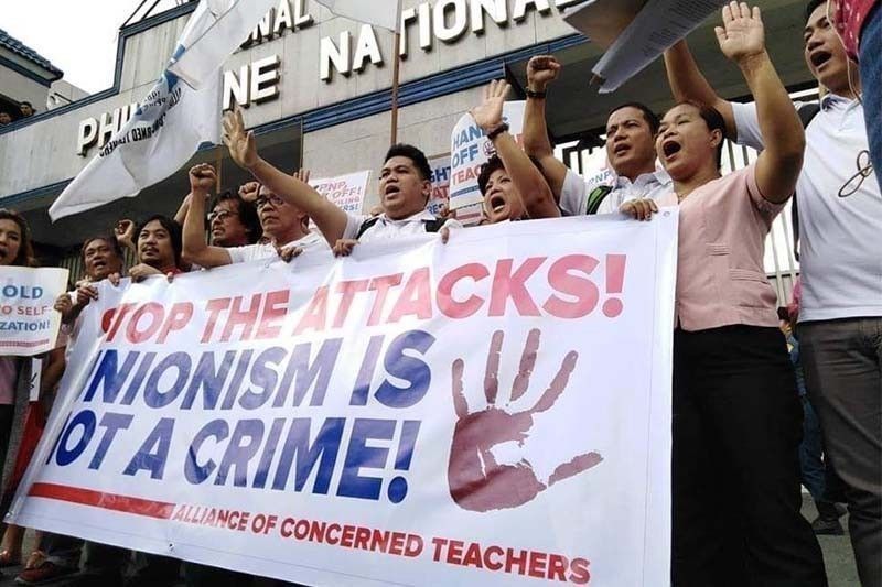 PNP warns members of Alliance of Concerned Teachers supporting communist rebels