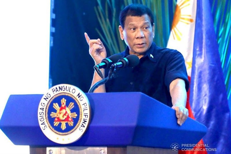 Duterte claims 'Otso Diretso' candidates 'heading straight to hell'