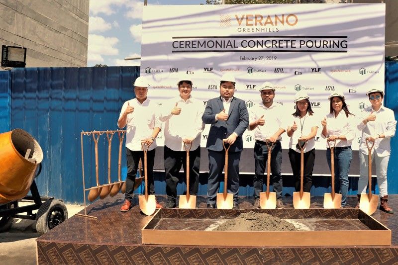 Grand Taipan holds ceremonial concrete pouring for Verano Greenhills