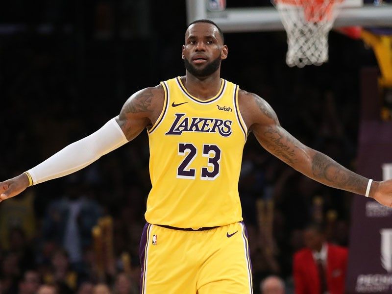 LeBron 'likes' Kyrie in a Lakers jersey