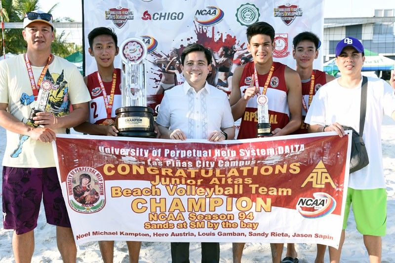 Junior Altas kampeon sa beach volley