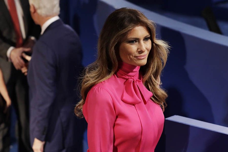 Melania Trump: Growing ease in official role, but not politics