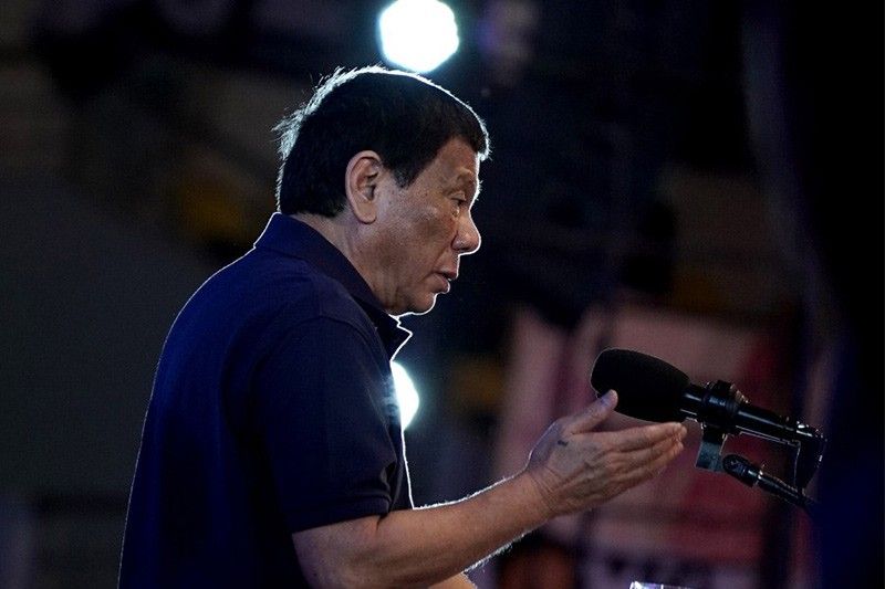 Duterte stresses Philippines not equipped to wage war with China