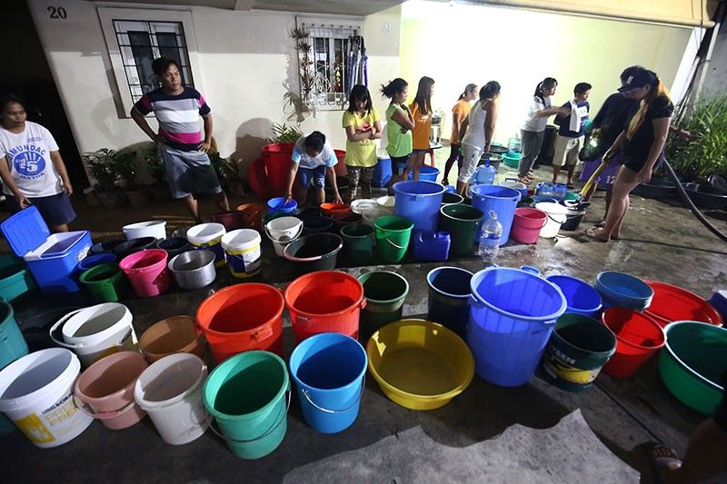 Manila Water service interruption may last throughout summer