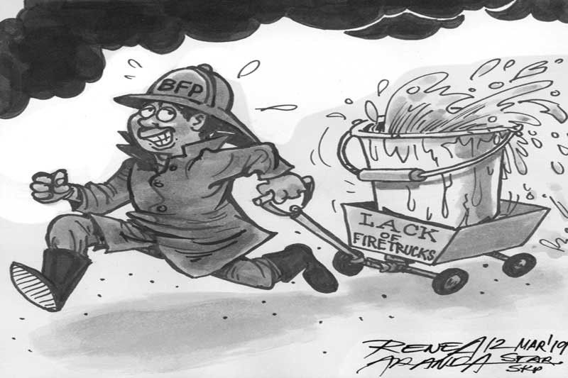 EDITORIAL - Whereâ��s the fire truck?