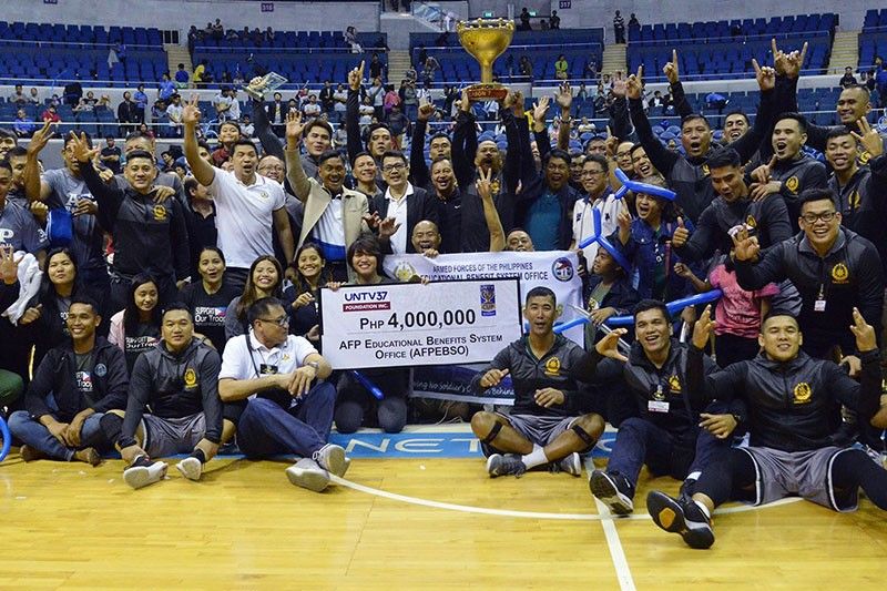 AFP Cavaliers winalis ang Senate Defenders sa UNTV Cup Finals