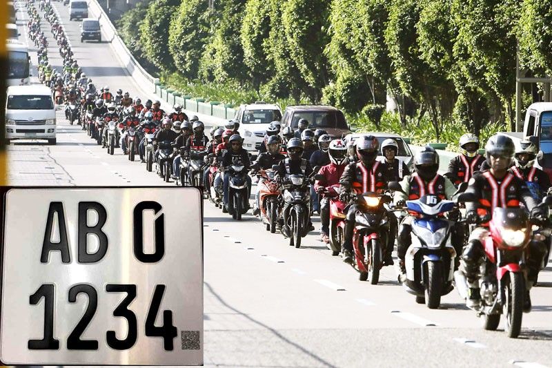 New law requires  bigger, color-coded motorcycle plates