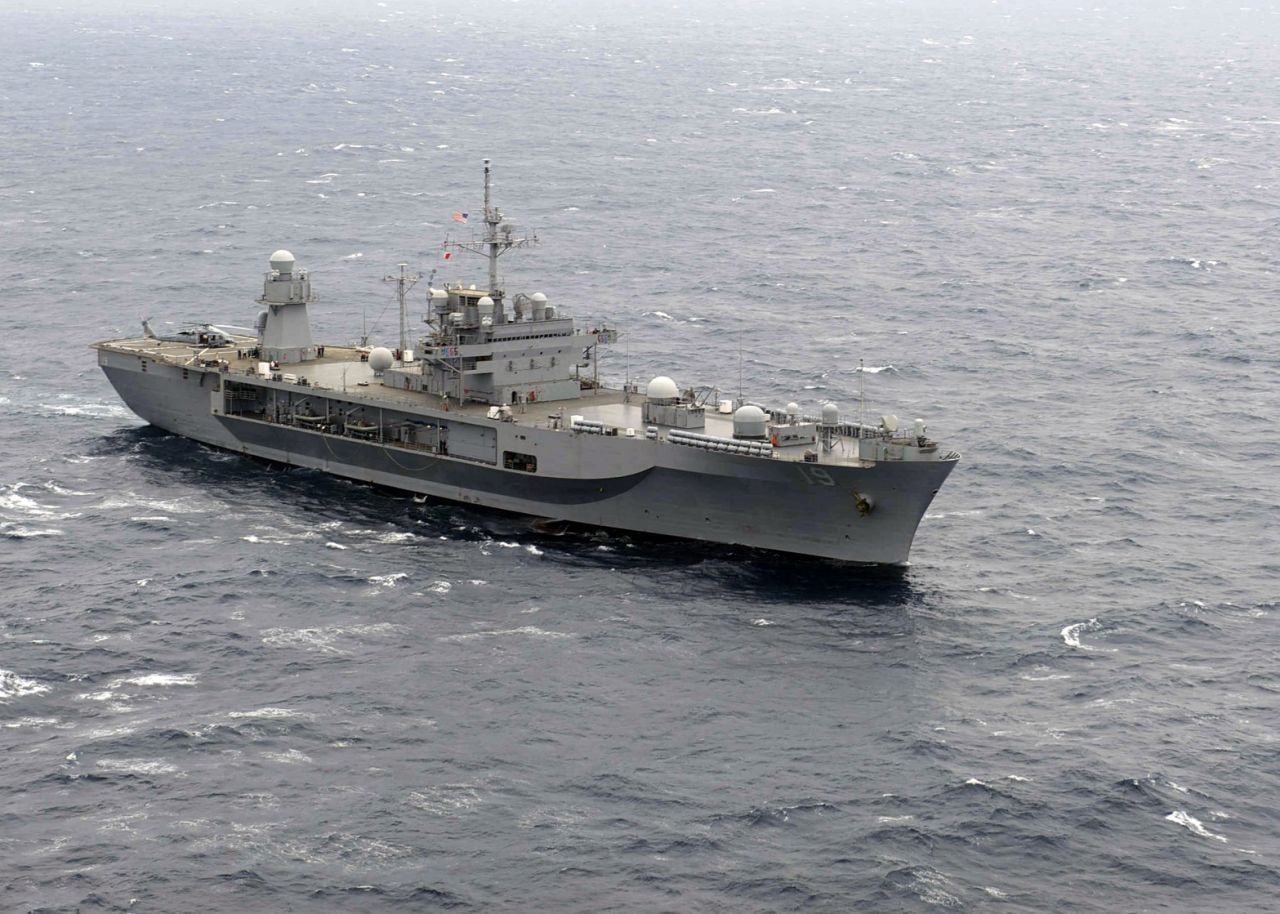 US Navy flagship in Manila for first port call in 3 years