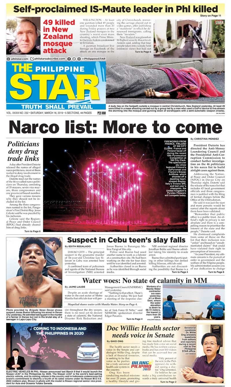 The STAR Cover (March 16, 2019)