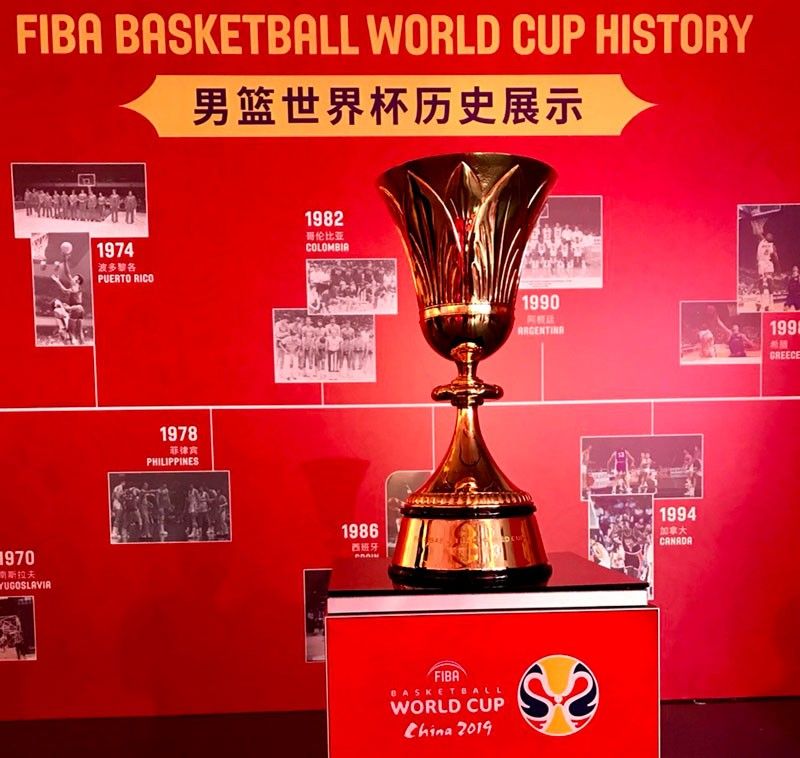 Naismith Trophy on display in Manila
