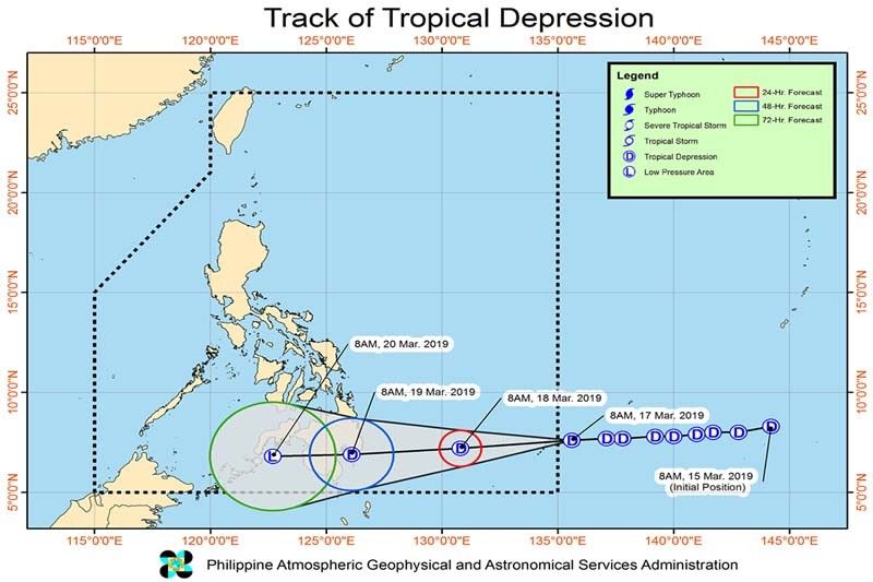 Tropical Depression Chedeng enters PAR