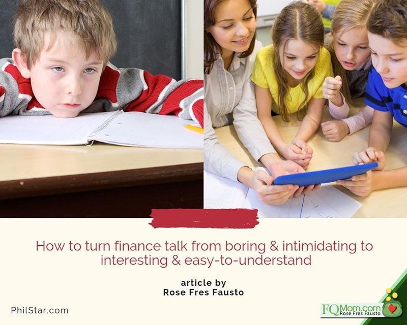 How to turn finance talk from boring & intimidating to interesting & easy-to-understand
