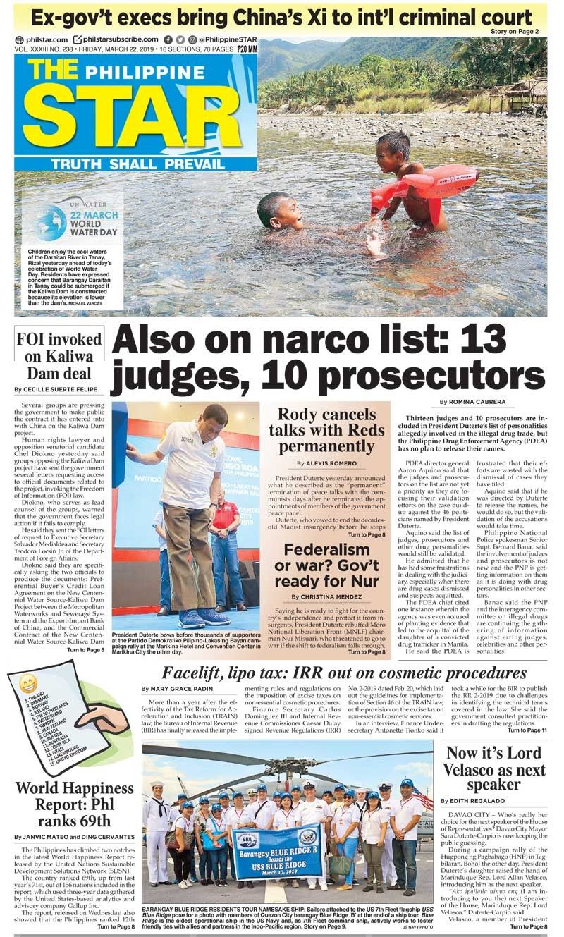The STAR Cover (March 22, 2019)