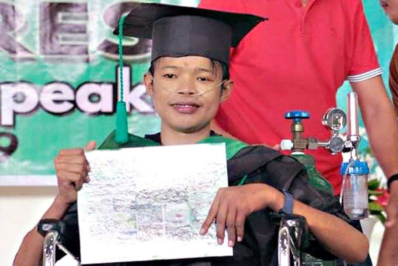 Man who graduated from college despite heart ailment passes away