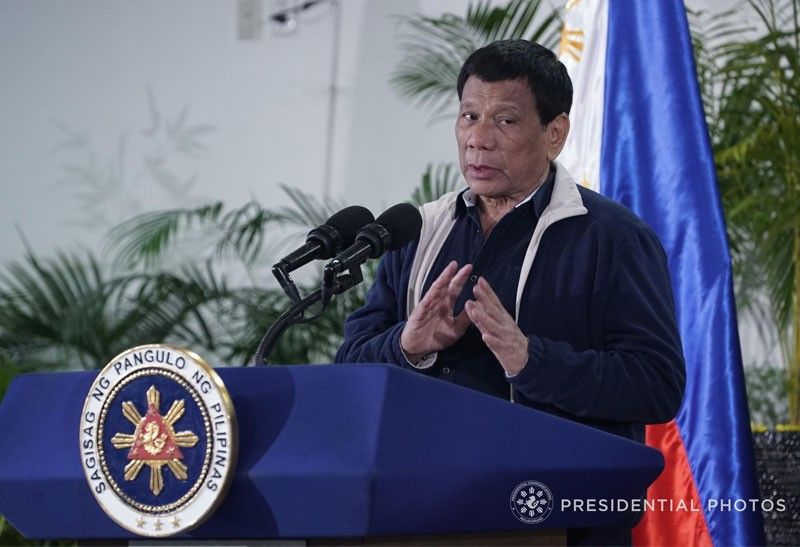 Duterte: Still no to war with China