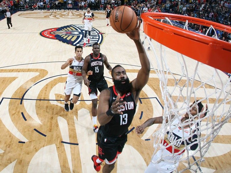 Harden's Rockets beat Pelicans to clinch playoff spot