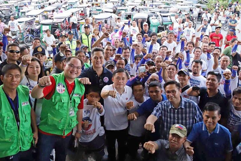 Tricycle drivers, operators support Bong Go