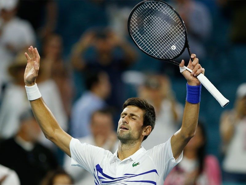 Djokovic extends lead as world no. 1; Fognini climbs rankings