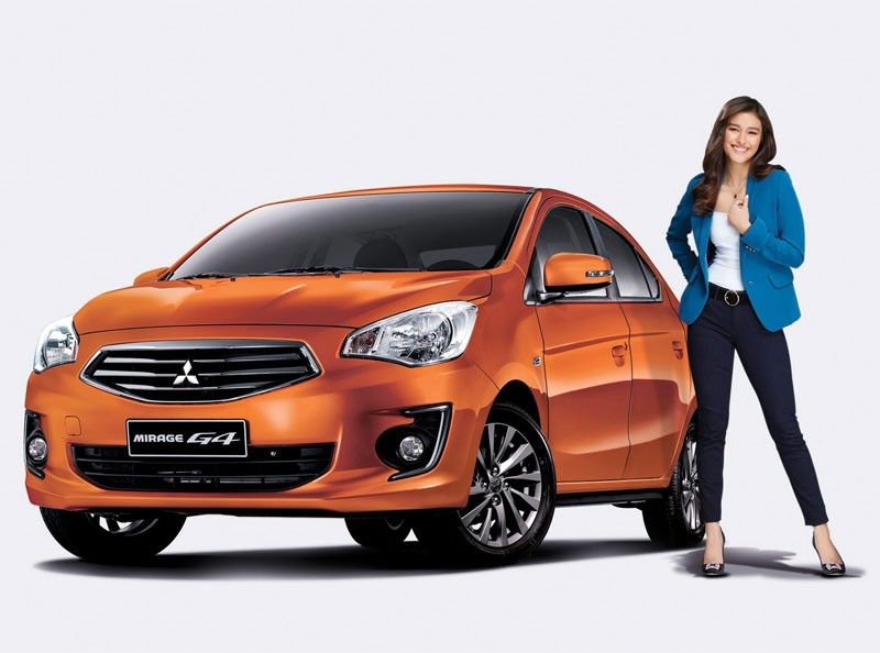 Liza Soberano and the Mitsubishi Mirage G4