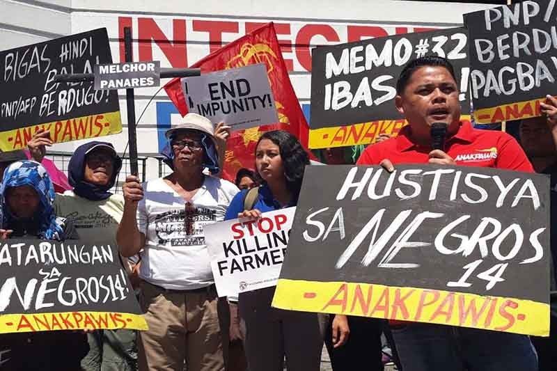 14 farmers latest in killings of 'red-tagged' personalities in Negros â�� group