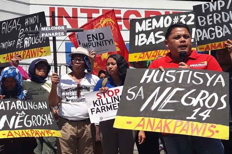 14 farmers latest in killings of 'red-tagged' personalities in Negros â group