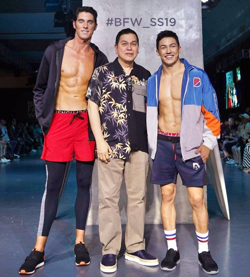 On an olympic high with Conor Dwyer, Arthur Nory and Bench