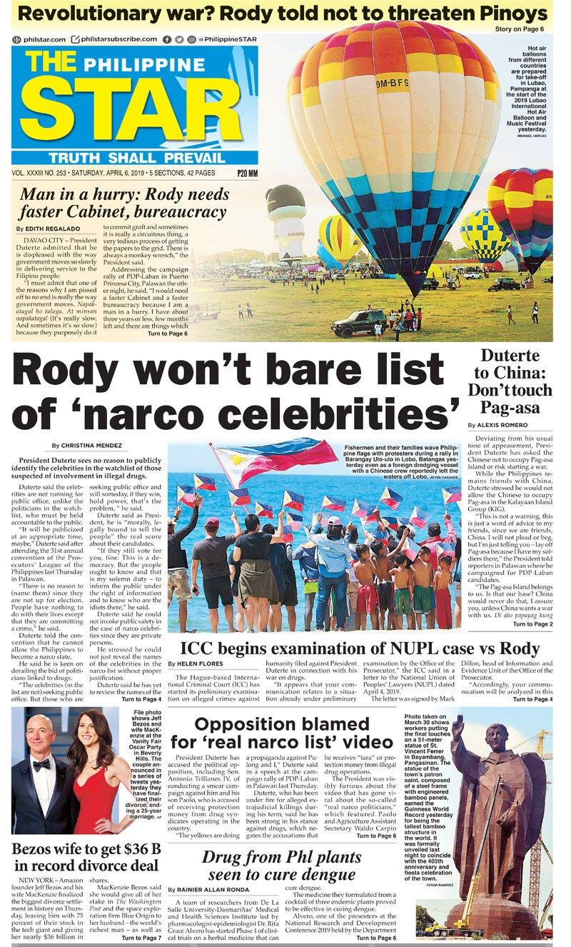 The STAR Cover (April 6, 2019)