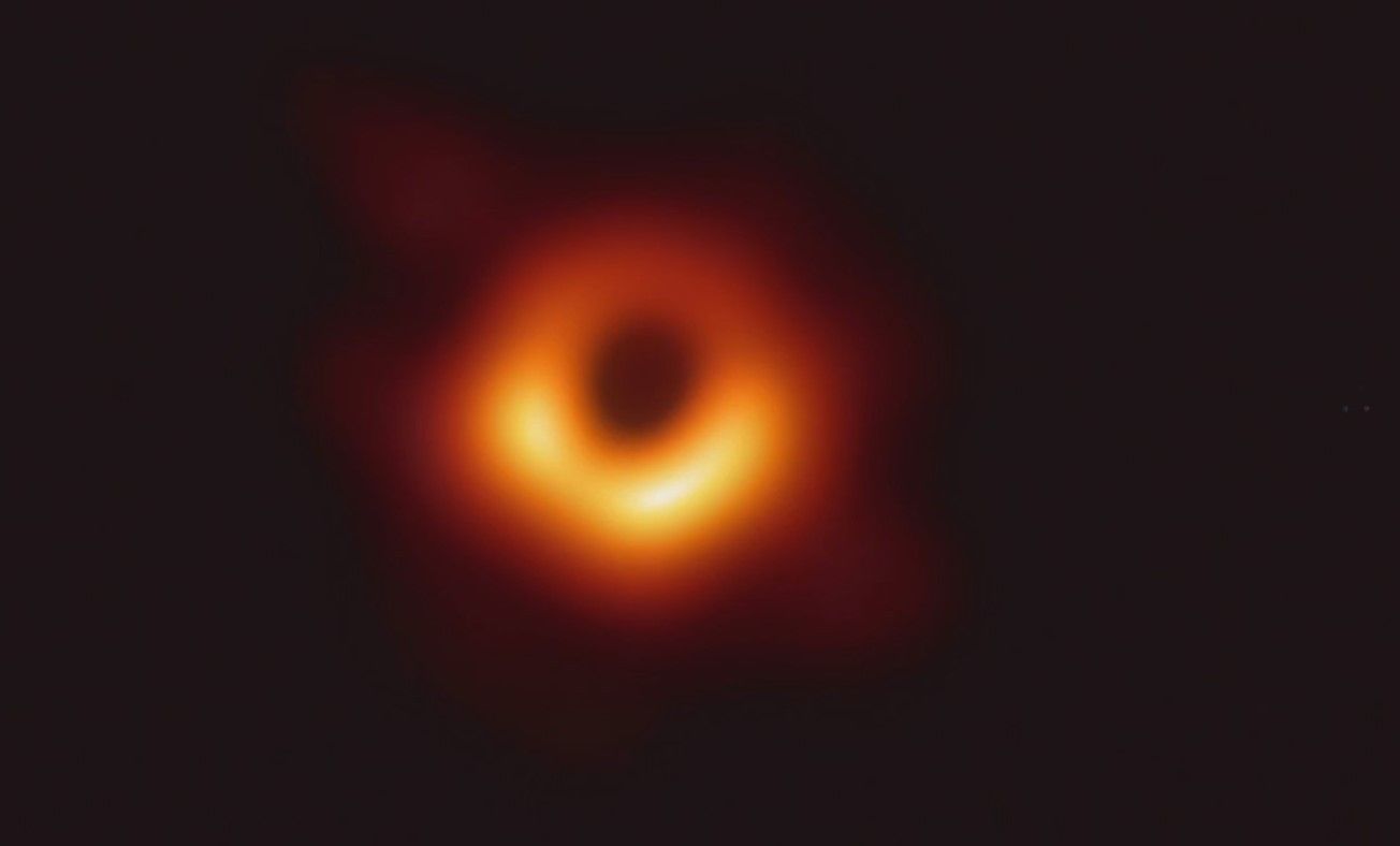 First true photo of a black hole revealed