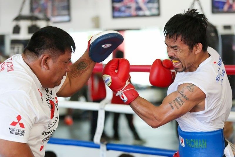 WATCH: 'The Future'? Pacquiao personally trains son in boxing