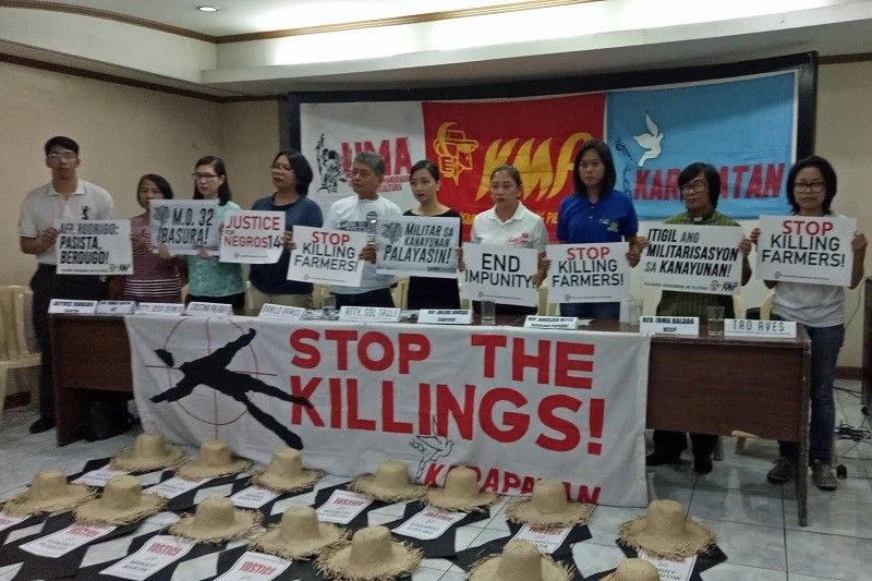Karapatan: Pulis, militar dapat makasuhan sa 'Negros 14' killings
