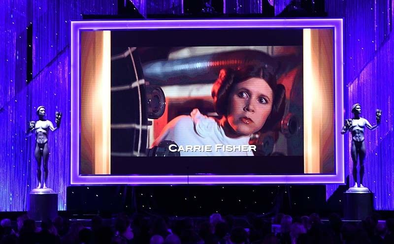 Carrie Fisher in trailer for final 'Star Wars' movie