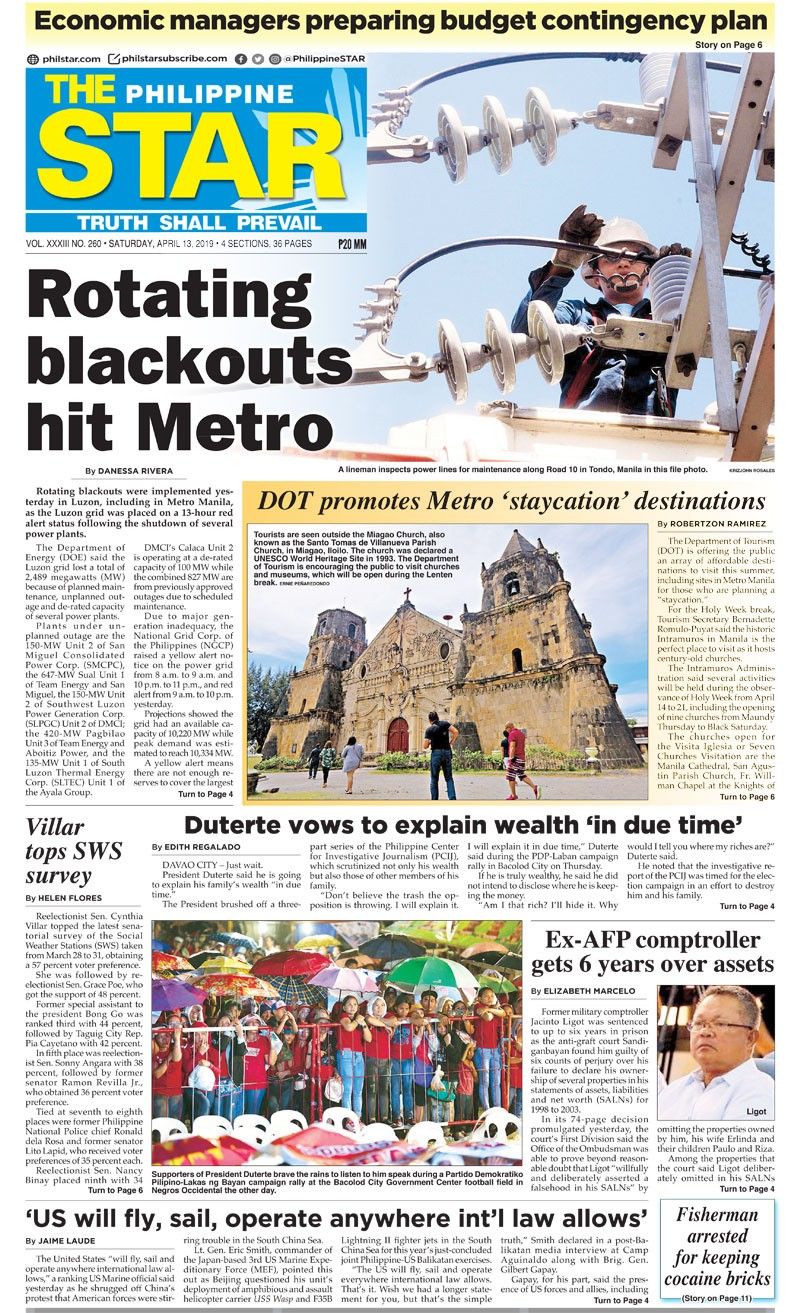 The STAR Cover (April 13, 2019)