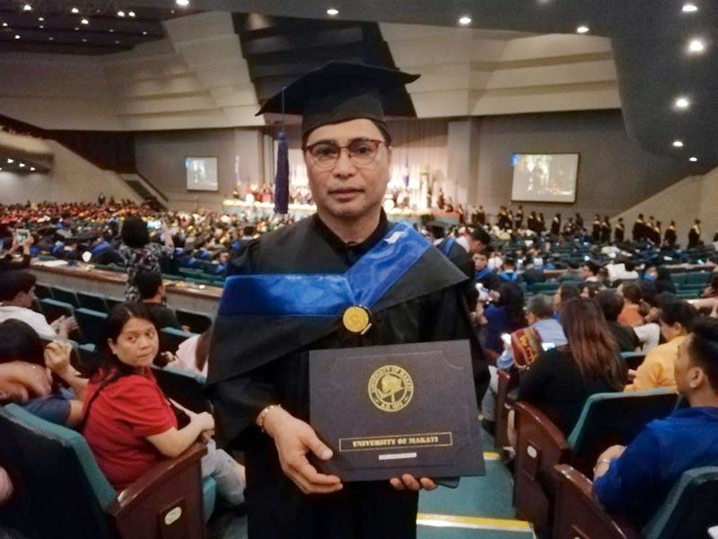 Arnell Ignacio graduates at 55â�¦and so do other stars