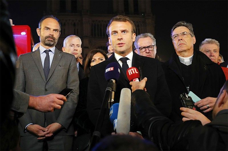 Macron vows to rebuild Notre-Dame after devastating fire