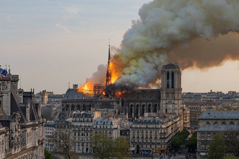 Huge fire engulfs Notre Dame cathedral in Paris