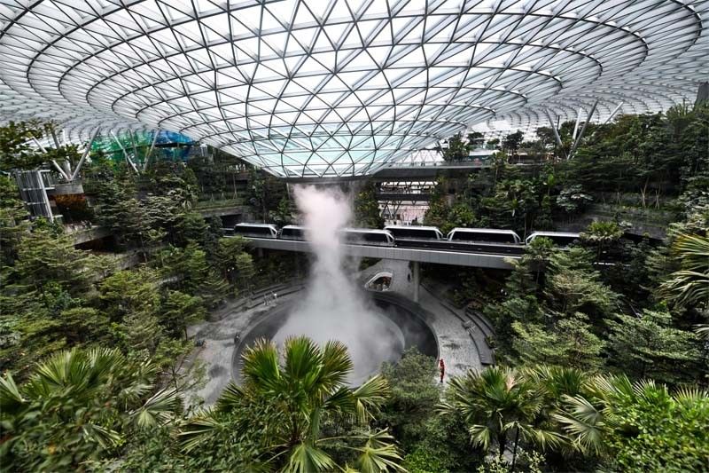 WATCH: Singapore airport nature dome unveiled in fight for flights