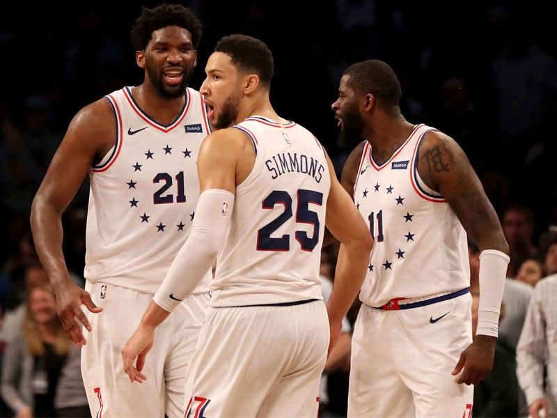 Enbiid sparks 76ers to NBA playoff win vs Nets after two ejected