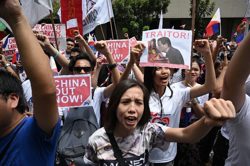 Anti-China protest in Manila