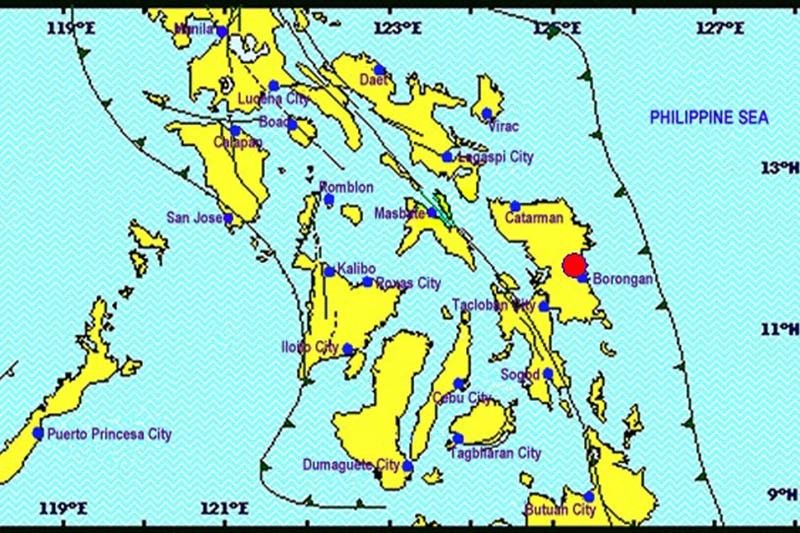 Phivolcs upgrades to magnitude 6.5 quake that jolted Eastern Samar town | Philstar.com