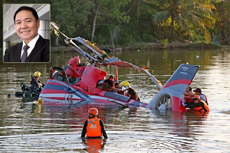 Pampanga businessman,  2 others killed in helicopter crash