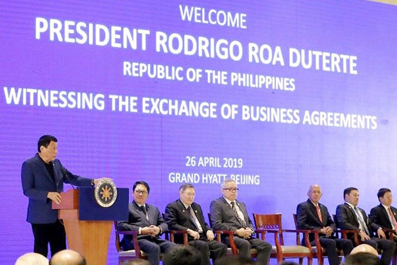 Duterte pushes peaceful use of seas