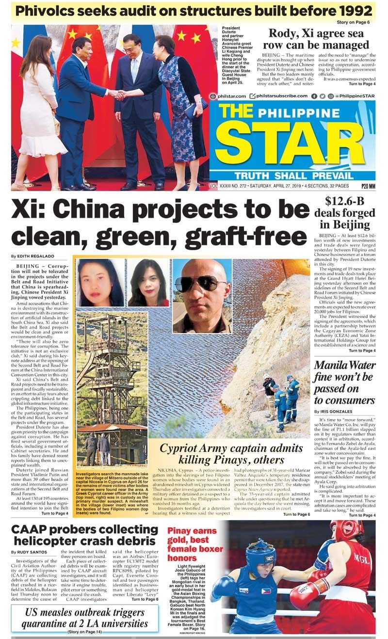 The STAR Cover (April 27, 2019)
