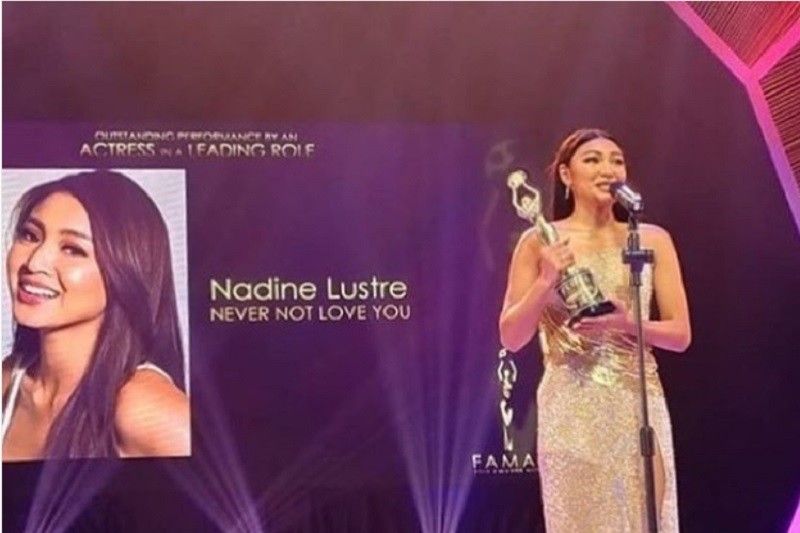 Nadine Lustre itinanghal na 'Best Actress' sa ika-67 FAMAS awards