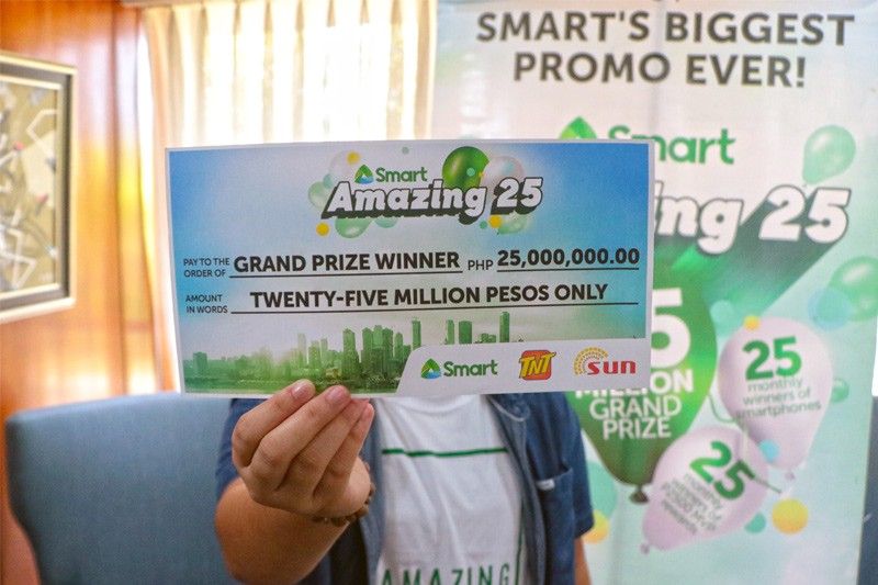 Smart subscriber from Leyte wins P25M raffle grand prize