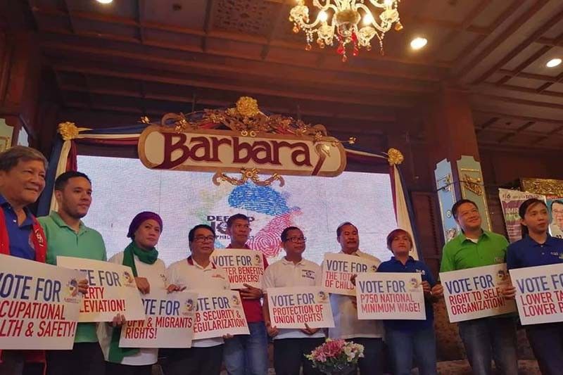 9 Senate bets, Kabataan party-list get endorsement from labor group