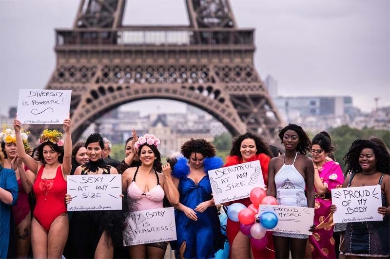 Large, round, small, thin: 'All Sizes' catwalk show in Paris
