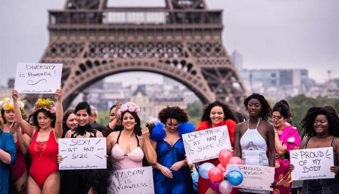 Large, round, small, thin: 'All Sizes' catwalk show in Paris
