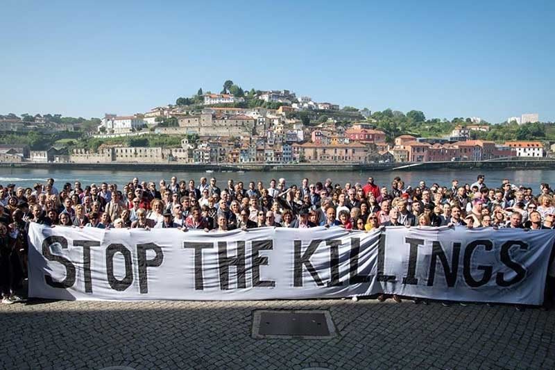 Rights activists protest drug war at Portugal policy conference