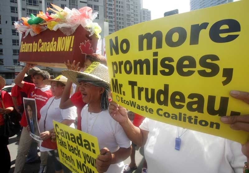 Groups welcome Canadaâ��s offer to take back trash